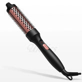 3-in-1 Heated Curling Brush – Ceramic Thermal Hair Curler & Volumizing Roller Comb with Double PTC Technology - Himpall